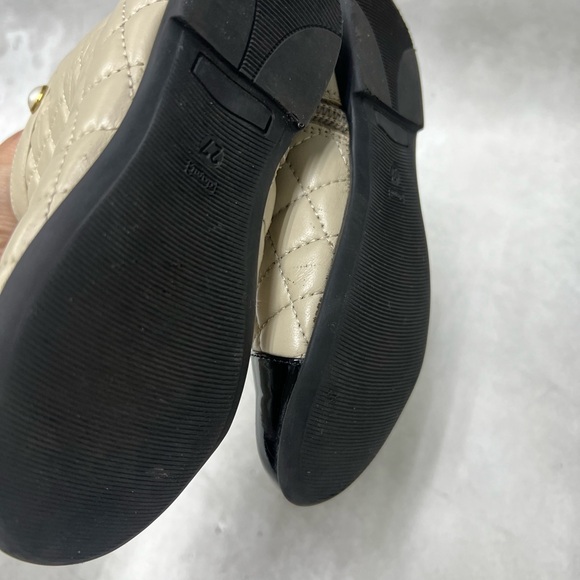 Luxelim sz 27 Sorellina black beige / quilted leather Boots  toddler girl - Picture 9 of 10